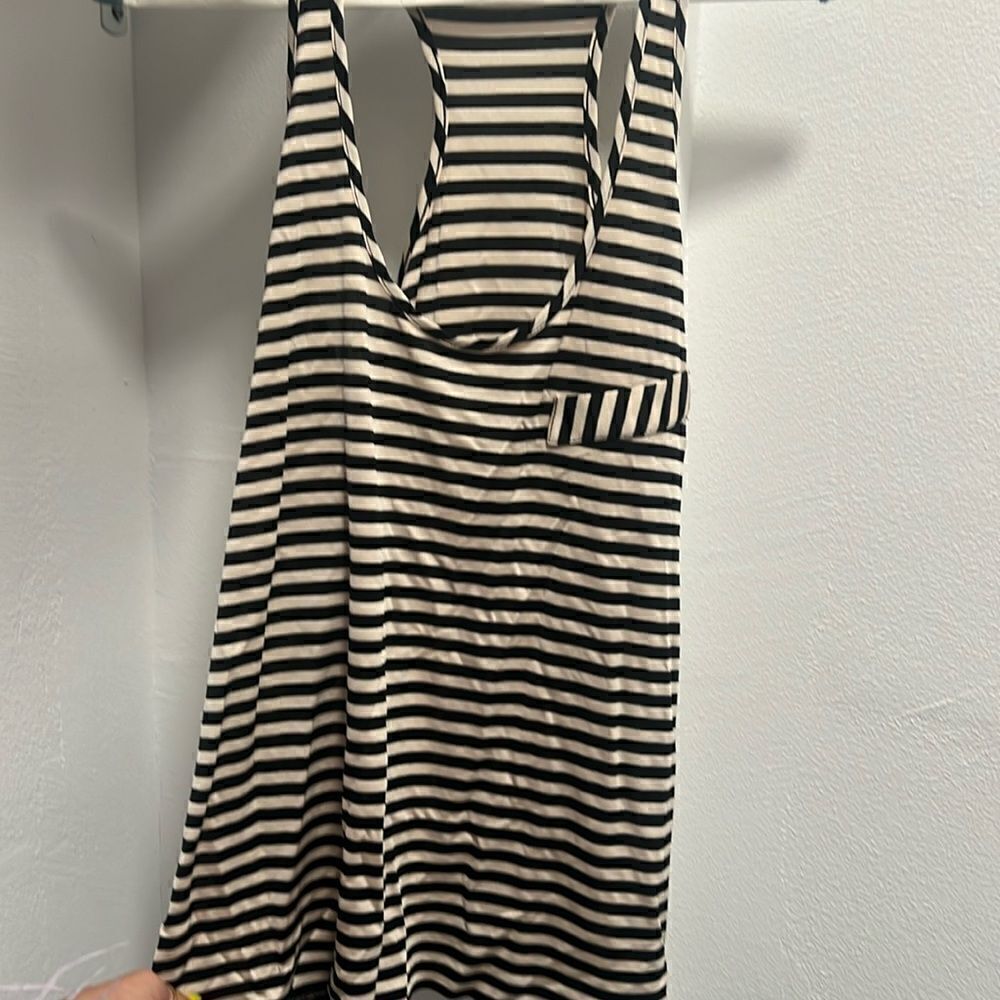 REISS Black and White Striped Tank - Like New - Great Condition